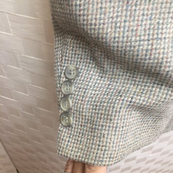 Joe Namath gray tweed sport coat 44R - Picture 5 of 16